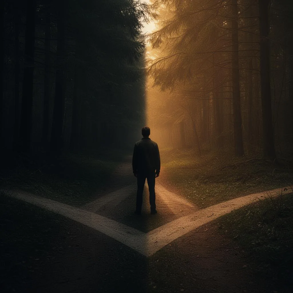 A man steadying himself on a long walk, returning to recovery after relapse, MENd Together