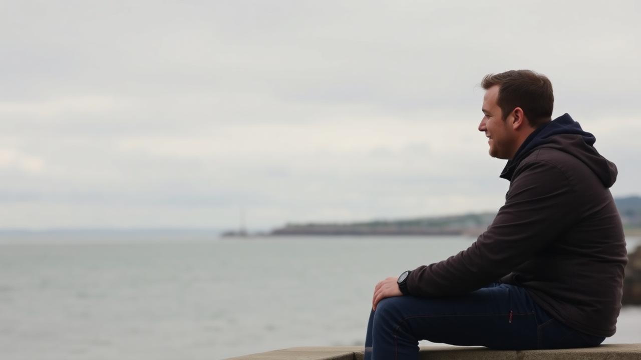 Two men in quiet, honest conversation